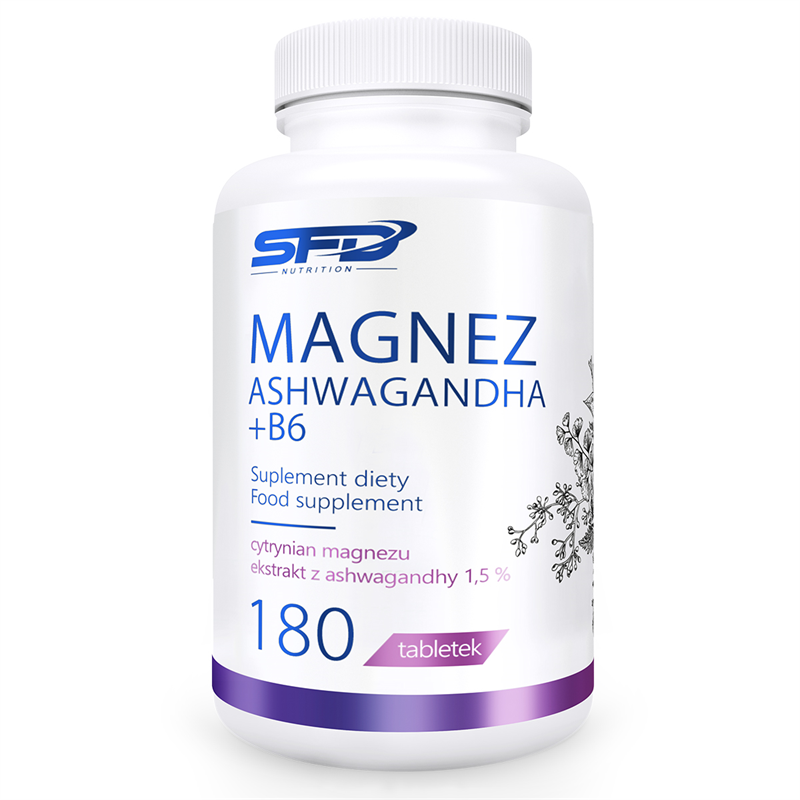 SFD NUTRITION HORČÍK ASHWAGANDHA + B6