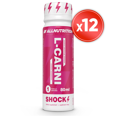 ALLNUTRITION 12 x L-CARNI SHOCK SHOT 80 ML