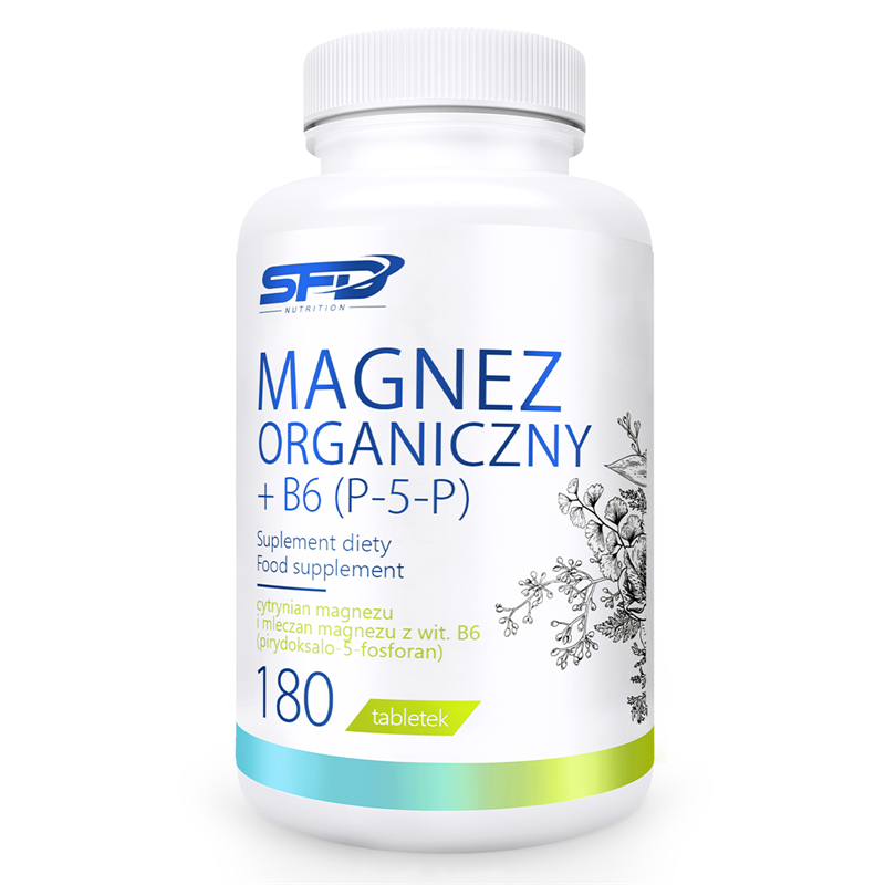 SFD NUTRITION ORGANICKÝ HORČÍK + B6 (P-5-P)
