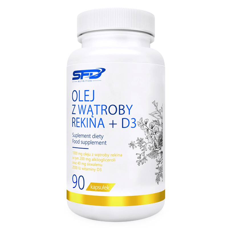 SFD NUTRITION Olej zo Žraločej Pečene + D3
