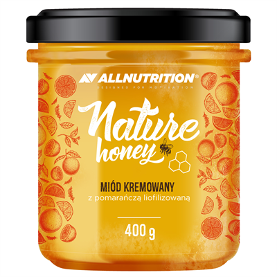 ALLNUTRITION NATURE HONEY s pomarančom