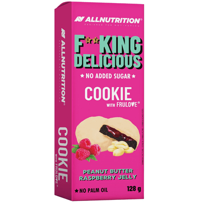 ALLNUTRITION 6 x Fitking Cookie Peanut Butter Raspberry Jelly 128g