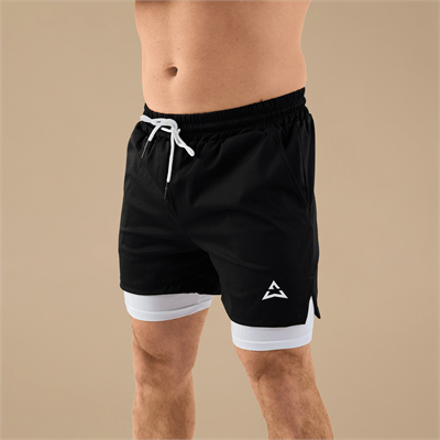 Allwear KRAŤASY 2v1 BLACK-WHITE