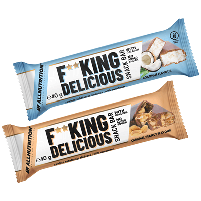 ALLNUTRITION FITKING SNACK BAR 40G 18+6 free