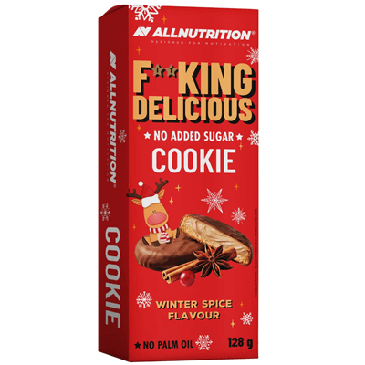 ALLNUTRITION 4 x Fitking Cookie Winter Spice Flavour 128g