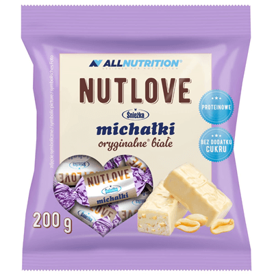 ALLNUTRITION NUTLOVE MICHAŁKI BIELE PROTEÍNOVÉ