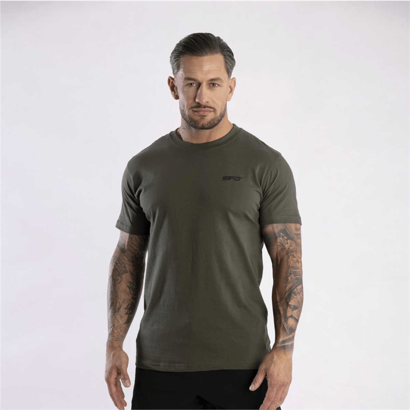 SFD WEAR PÁNSKE TRIČKO ESSENTIAL OLIVE